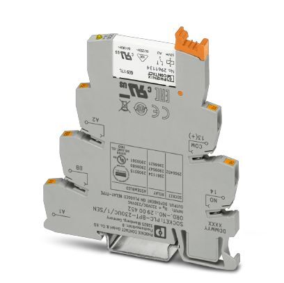 convenient push-in connection and a plug-in miniature relay